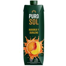 JUGO PUROSOL NARANJA-DURAZNO 1000CC