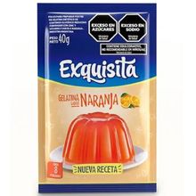 GELATINA EXQUISITA NVA RECETA NARANJA X 40GR