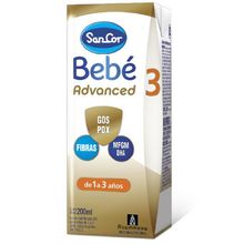 LECHE SANCOR BEBE ADVANCED 3 BRICK X200ML