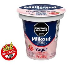 YOGUR MILKAUT CREMOSO FRUTILLA X120GR