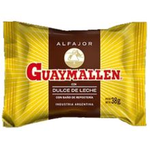 ALFAJOR GUAYMALLEN NEGRO X38G