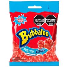 CARAMELOS BUBBALOO HUELLITAS FRUTILLA X82,5GR