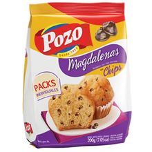 MAGDALENAS POZO CON CHIPS X 200 GRS