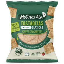 TOSTADAS MOLINOS ALA CLASICAS X 100GR ARROZ