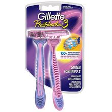 GILLETTE PRESTOBARBA 3 LUBRICANTE MAQ. DESC X2UN