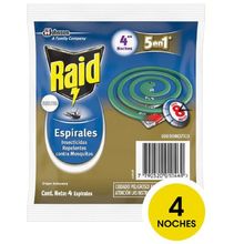 ESPIRALES RAID DOBLE ACCION X4UN