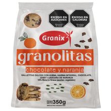 GALLETITAS GRANIX GRANOLITAS CHOC/NJA X350GR