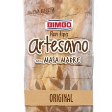 PAN BIMBO ARTESANO C/MASA MADRE X500GR