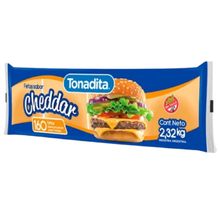 QUESO CHEDDAR LA TONADITA FETAS XKG