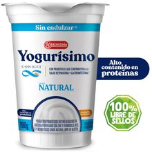 YUGUR YOGURISIMO X190GR NATURAL S/ENDUL.