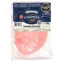 JAMON COCIDO GENUINO CAGNOLI X120GR 295