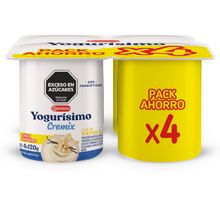 YOGUR YOGURISIMO CREMIX X480G VAINILLA X4UN