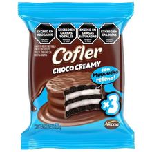 ALFAJOR COFLER CHOCO CREAMY X60GR