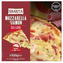PIZZA SIBARITA MOZZARELLA Y JAMON X530GR