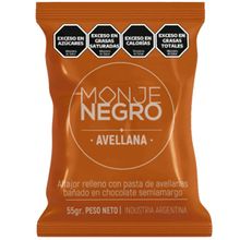ALFAJOR MONJE NEGRO AVELLANA X60GR
