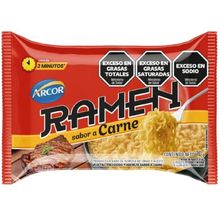 RAMEN ARCOR SABOR A CARNE X70GR