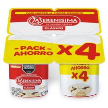 YOGUR LA SERENISIMA CLASICO VAINILLA X120GR X4UN