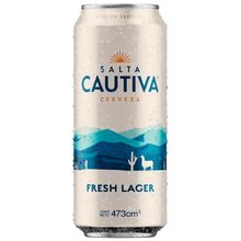CERVEZA SALTA CAUTIVA FRESH LAGER 473ML