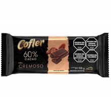 CHOCOLATE COFLER CREMOSO 60% CACAO X 100 GR